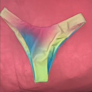 tie dye shein cheeky bottoms
